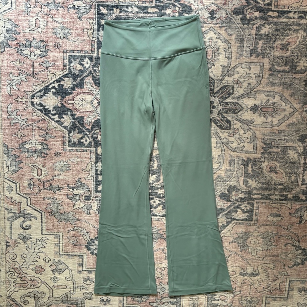 🩵 Lululemon Super High Rise Groove Flares, Tidewater Teal, sz. 10, *Nulu 🩵